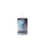 Broste Copenhagen - Kaars Marmer Blauw S