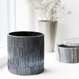 House Doctor - Theelicht Pipe Zwart/grijs
