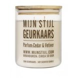 Mijn Stijl - Geurkaars XL White cedar & vetiver