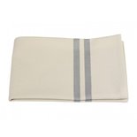 Mijn Stijl - Theedoek Ecru & licht grijs