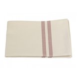 Mijn Stijl - Theedoek Ecru & oud roze
