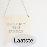 Lotjedotje - Banner Hooray It's Today