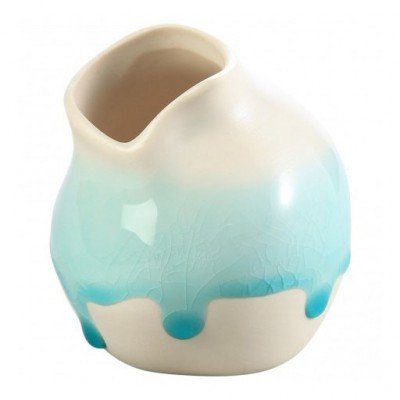 PTMD - North blue ceramic round pot xs