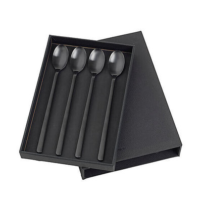 Broste Copenhagen - Hune - Lange lepels Mat zwart - Sale