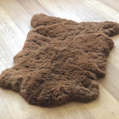 Inkari - Handgemaakte Alpaca kleed Reina Walnoot