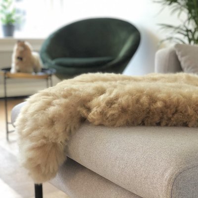 Inkari - Handgemaakte Alpaca kleed Reina Sandstone