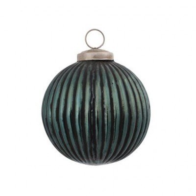 PTMD - Kerstbal blauw/zwart M