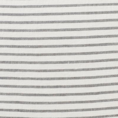 Puur lifestyle - Linnen theedoek Stripe grijs/wit