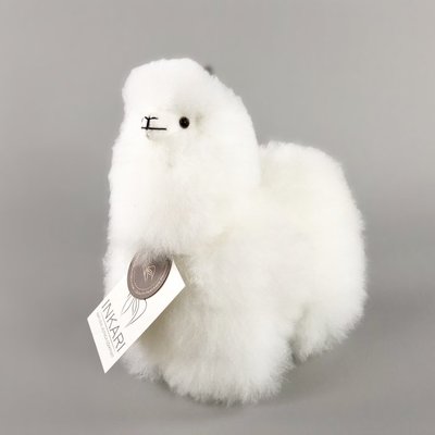Inkari - Alpaca knuffel Ivoor S