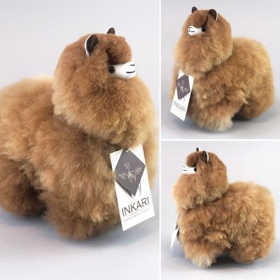Inkari - Alpaca knuffel Caramel S