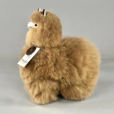Inkari - Alpaca knuffel Hazelnoot M