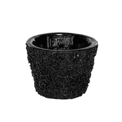 PTMD - shining black poly Pot round xs