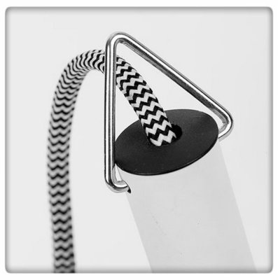 It's About RoMi - Hang-/ looplamp ijzer/glas Leeds mat wit