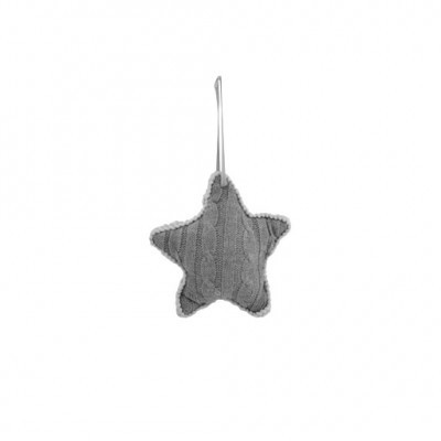 PTMD - Knitted grey wool star s