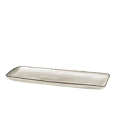 Broste Copenhagen - Plate 'Nordic Sand' square Stoneware