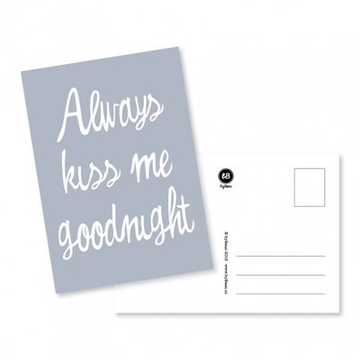 byBean - Kaart Always kiss me goodnight