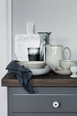 Broste Copenhagen - Big plate 'Nordic Sand' Stoneware