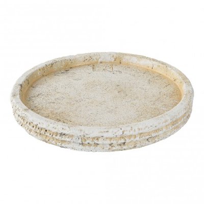 PTMD - Harlow Cement candle plate round m