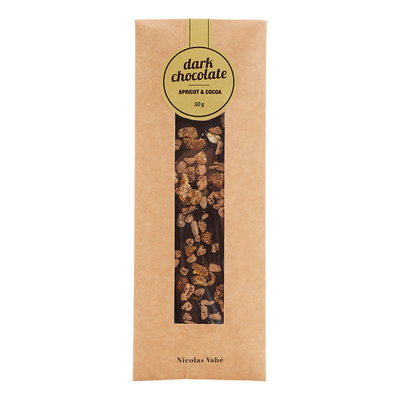 Nicolas Vahé - Dark chocolate with apricot & cocoa nibs