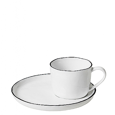Broste Copenhagen - Salt - Kop en schotel Small