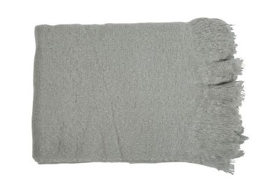 MrsBloom - Knitted Throw old blue
