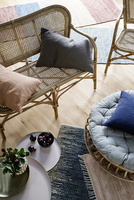 Broste Copenhagen - Puff pad Tat dark shadow