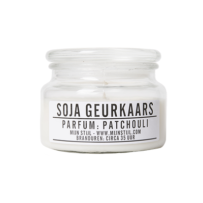 Mijn Stijl - Geurkaars patchouli soja-basis