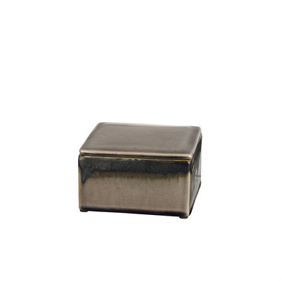 Broste Copenhagen - Deko box square Carol Fungi/bronze