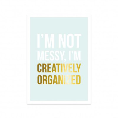 Studio Stationery - Kaart I'm not messy