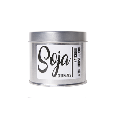 Mijn Stijl - Geurkaars blik - Patchouli soja-basis