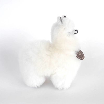 Inkari - Alpaca zachte knuffel Ivoor Small