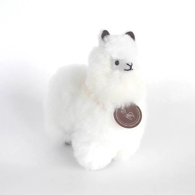 Inkari - Alpaca zachte knuffel Ivoor Small