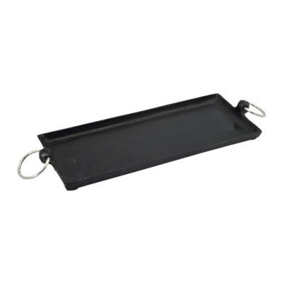 PTMD - Aluminium lead tray black with ring