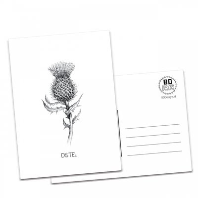 BDdesigns - Kaart Distel
