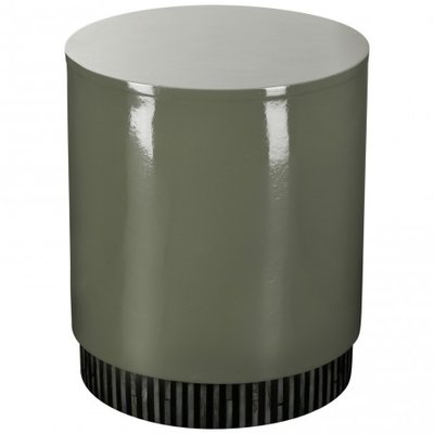 PTMD - Flush grey stool bamboo round