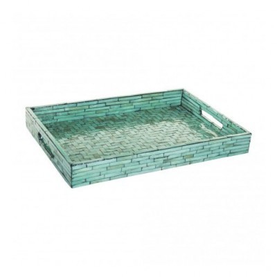 PTMD - Line Green shell rectangle tray