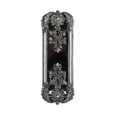 PTMD - Antique silver poly wall mirror barok