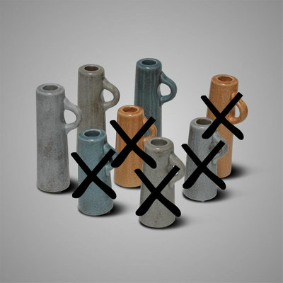 BRYNXZ - Candleholder cylinder blue