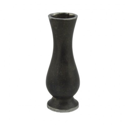 PTMD - Aluminium two tone vase belly S black