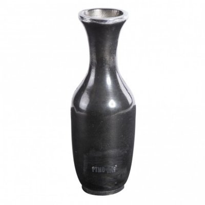 PTMD - Aluminium two tone vase long S black