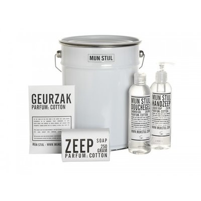 Mijn Stijl - Kadopakket blik geur cotton