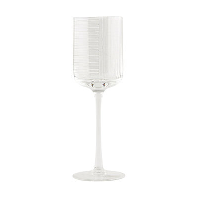 House Doctor - Check - Rode wijnglas