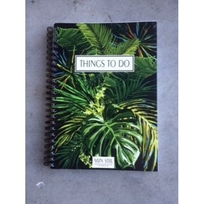 Mijn Stijl - Boekje Things to do donker botanical