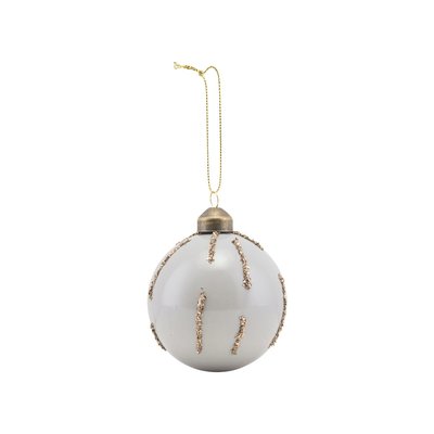 House Doctor - Kerstbal Gold details
