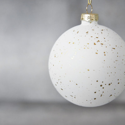 House Doctor - Kerstbal Gold sprinkle