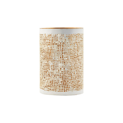 House Doctor - Windlicht Hessian Wit S