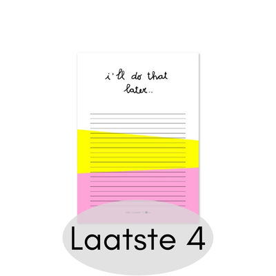 Studio Stationery - Blok I'll do that later