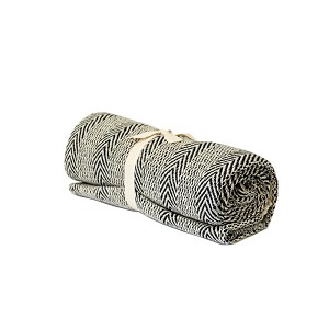 Plaid zwart/wit