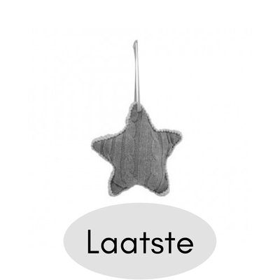 PTMD - Knitted grey wool star s