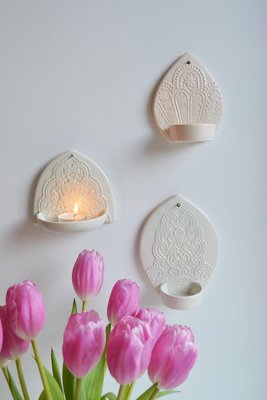 Kesemy design - Muurkandelaar Lighten up Peach S